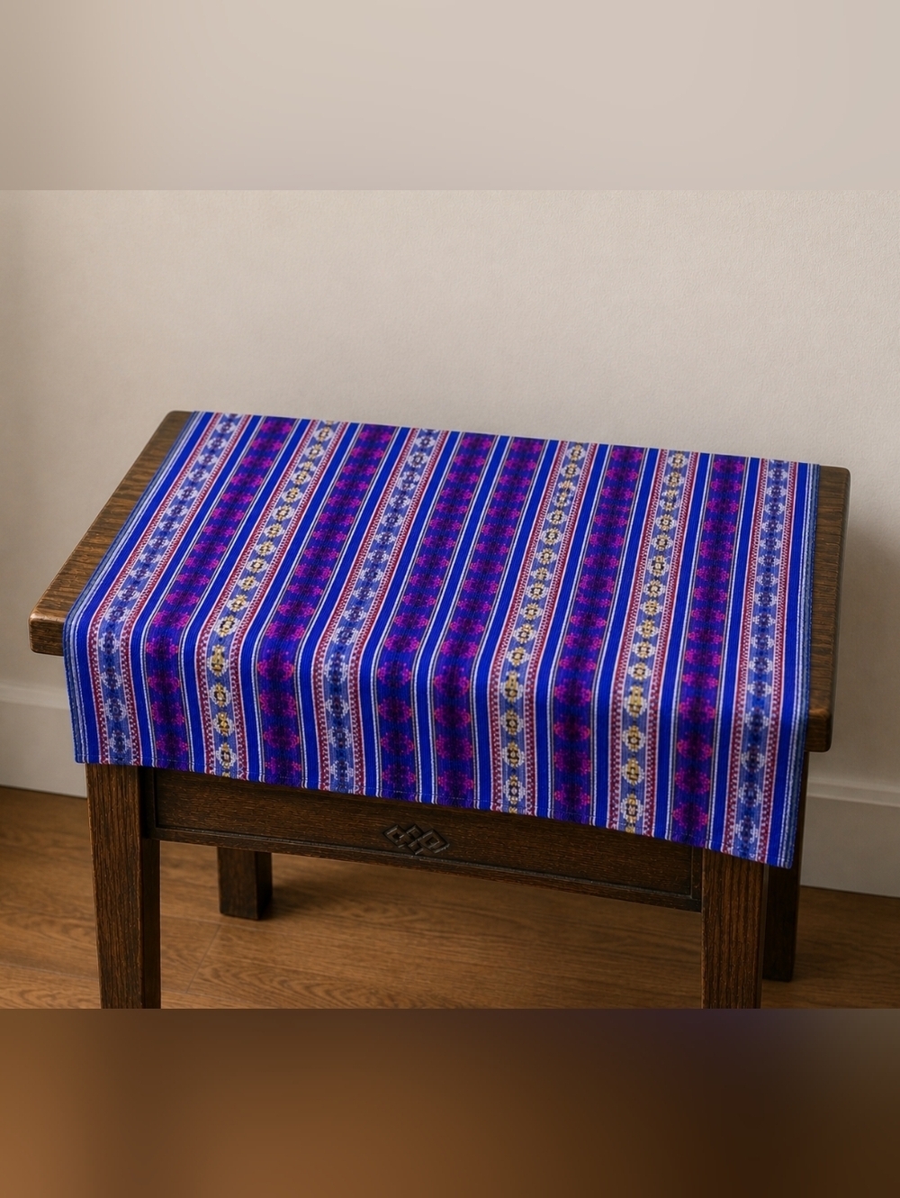 Andean Peruvian Rainbow Ceremonial Altar Tablecloth Throw